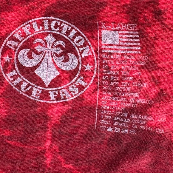 Affliction Men's Short Sleeve Graphic T-shirt - Multiple Sizes- NWT - Picture 8 of 9